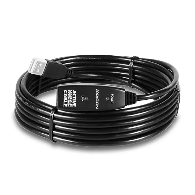Axagon ADR-205 USB 2.0 A-M -> A-F actieve verleng-/repeaterkabel 5m