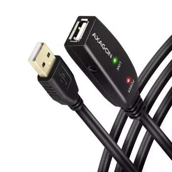 Axagon ADR-220 USB 2.0 A-M -> A-F actieve verleng-/repeaterkabel 20 m