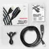 Axagon ADR-220 USB 2.0 A-M -> A-F actieve verleng-/repeaterkabel 20 m