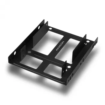 Axagon RHD-225 METAL houder voor 2x 2,5 inch HDD/SSD in 3,5 inch inbouwvak, ventilatorhouder