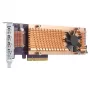 QNAP QM2-4P-384 interfacekaarten/adapters intern PCIe