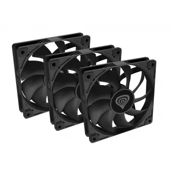 GENESIS Oxal 120 computercase ventilator 12 cm zwart 3 stuks