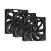 GENESIS Oxal 120 computercase ventilator 12 cm zwart 3 stuks