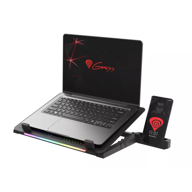 GENESIS Oxid 450 laptopkoeler 39,6 cm (15,6 inch) 2400 tpm zwart