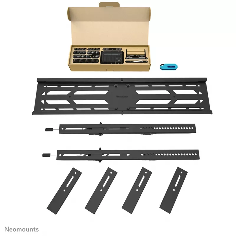 Neomounts WL30S-950BL19 zware wandsteun 55-115 inch - vast - vergrendelbaar - liggend en staand