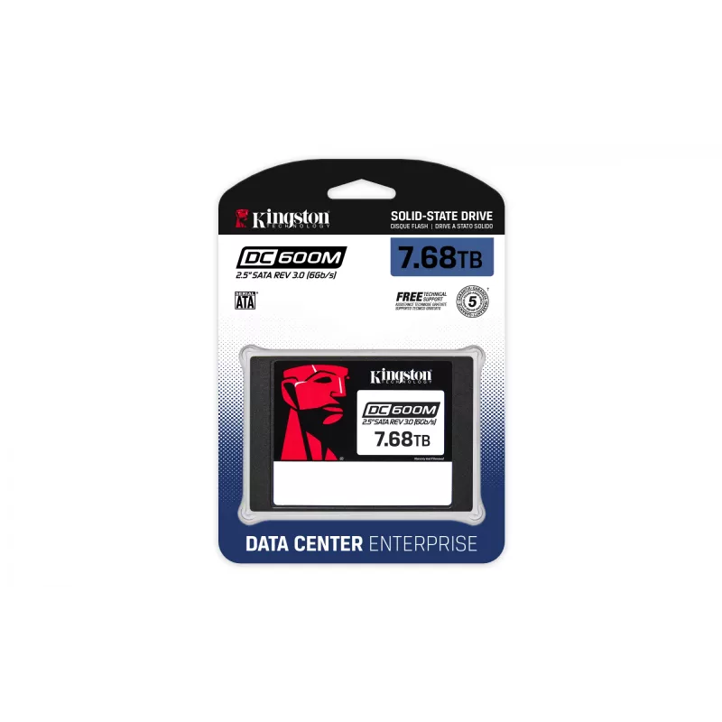 SSD Kingston Technology 7680G 7,68 TB 2,5 inch SATA SEDC600M/7680G