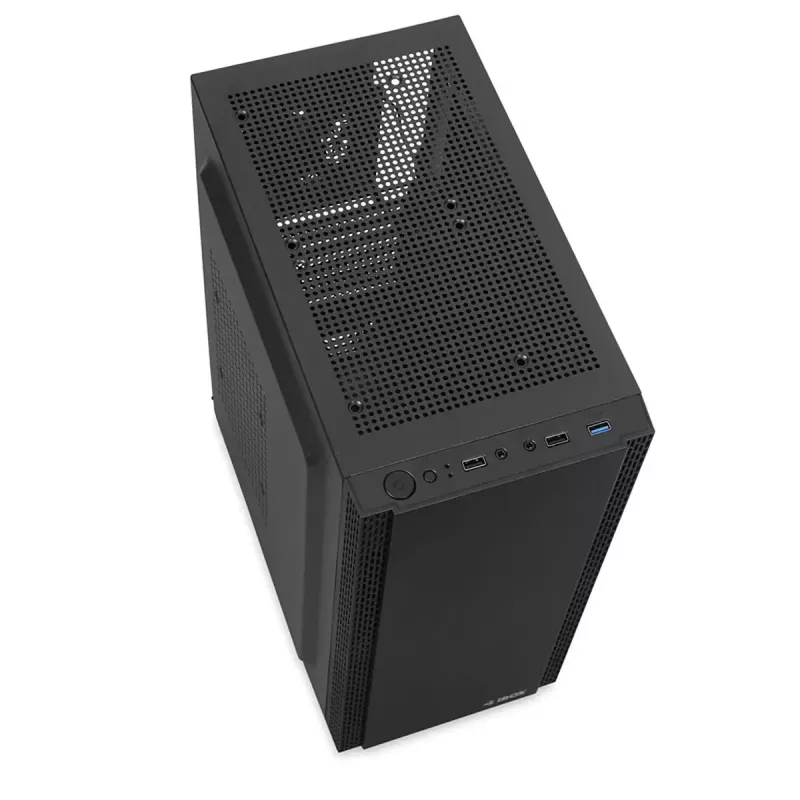 Pc-behuizing IBOX ANTILA 39 Midi Tower — zwart, ATX/microATX, GPU tot 31 cm, CPU-koelerhoogte 150 mm