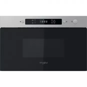 Inbouwmagnetron WHIRLPOOL MBNA900X — 750 W, 22 L, RVS, bediening met toetsen, geen grill