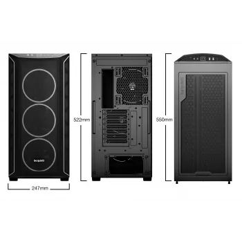 PC-behuizing be quiet! Shadow Base 800 FX midi tower zwart