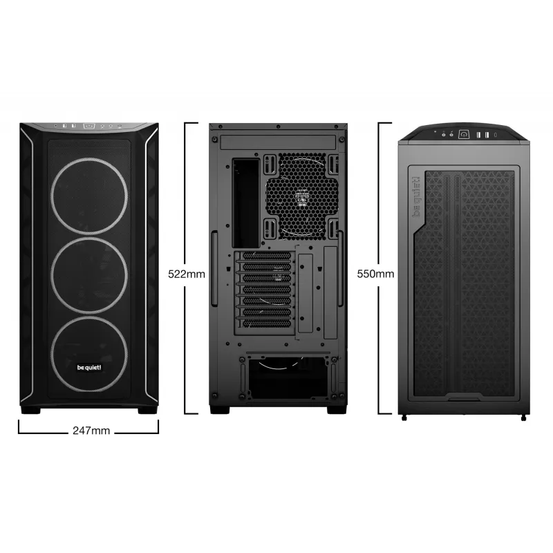 PC-behuizing be quiet! Shadow Base 800 FX midi tower zwart