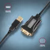 Axagon ADS-1PQN USB-A 2.0 - serieel RS-232 DB9-M FTDI-adapterkabel