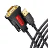 Axagon ADS-1PSN USB-A 2.0 - serieel RS-232 DB9-M Prolific adapterkabel 1,5 m