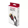 Axagon ADS-1PSN USB-A 2.0 - serieel RS-232 DB9-M Prolific adapterkabel 1,5 m