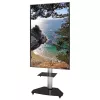 Techly vloerstandaard met plateauband tv LCD/LED/plasma 37-70 inch zilver