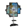 Techly vloerstandaard met plateauband tv LCD/LED/plasma 37-70 inch zilver