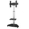 Techly vloerstandaard met plateauband tv LCD/LED/plasma 37-70 inch zilver