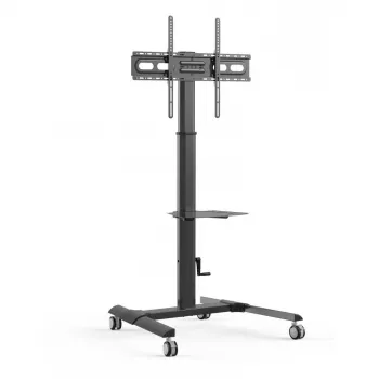 Techly ICA-TR228 multimediatrolley/standaard zwart flat panel