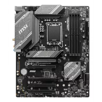 Moederbord MSI B760 GAMING PLUS WIFI — Intel B760, LGA 1700, ATX, DDR5, 4 DIMM, Wi‑Fi 6E, 2.5Gb LAN