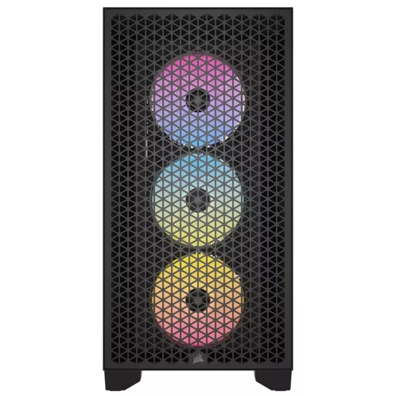 CORSAIR mid-tower pc-behuizing - 3000d RGB Airflow - zwart