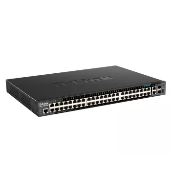 D-Link DGS-1520-52MP managed L3 Gigabit Ethernet (10/100/1000) Power over Ethernet (PoE) 1U zwart
