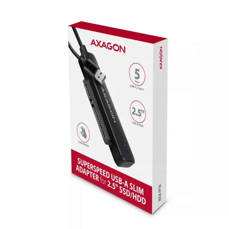 Axagon ADSA-FP2A interfacekaart USB 3.2 Gen 1 SATA stekker zwart