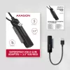 Axagon ADSA-FP2A interfacekaart USB 3.2 Gen 1 SATA stekker zwart
