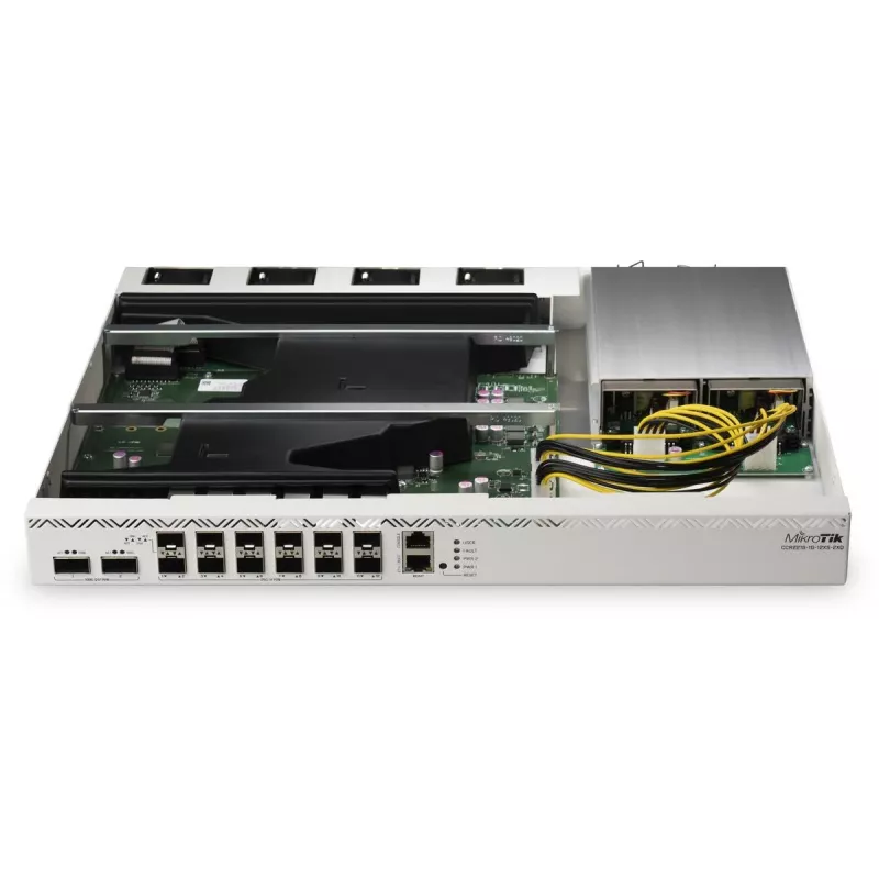 bedrade router Mikrotik CCR2216-1G-12XS-2XQ Gigabit Ethernet 2000 MHz zilver