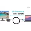 i-tec USB-C DisplayPort bidirectionele kabeladapter 8K/30Hz 150 cm