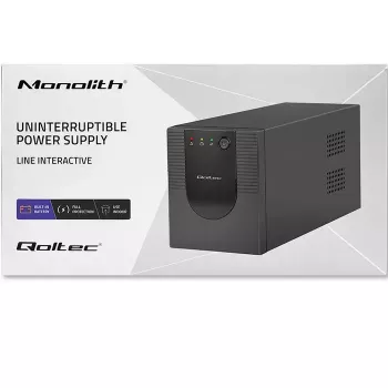 Qoltec 53777 UPS Line-Interactive 2 kVA 1200 W 4 AC-stopcontacten