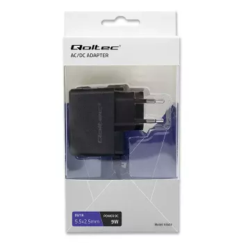 Voeding Qoltec 52403 indoor 9W zwart 220-240V