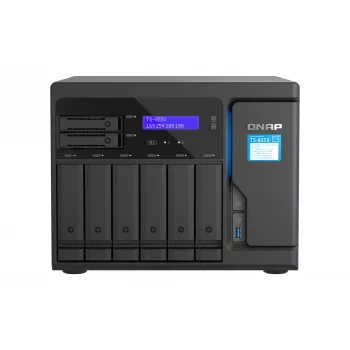QNAP TS-855X SAN tower Intel Atom® C5125 8 GB DDR4 0 TB QNAP QTS zwart