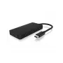 ICY BOX IB-HUB1429-CPD USB 3.2 Gen 2 (3.1 Gen 2) Type-C 10000 Mbit/s zwart