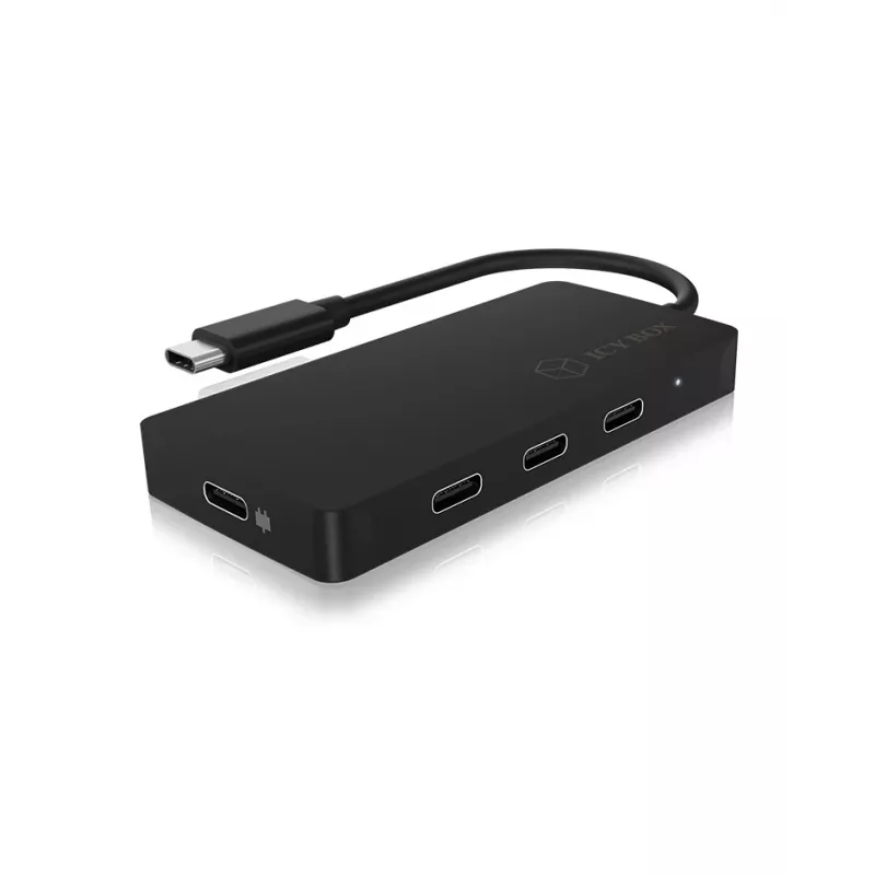 ICY BOX IB-HUB1429-CPD USB 3.2 Gen 2 (3.1 Gen 2) Type-C 10000 Mbit/s zwart