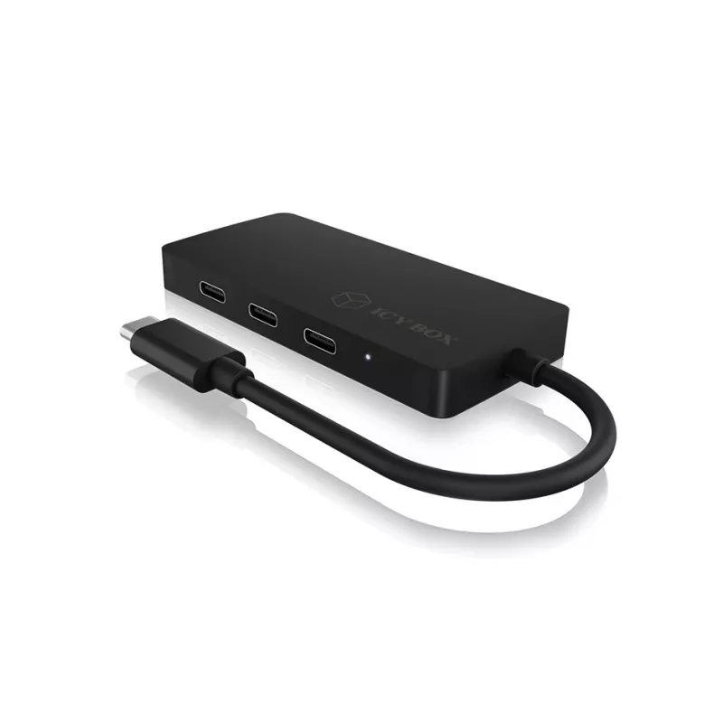 ICY BOX IB-HUB1429-CPD USB 3.2 Gen 2 (3.1 Gen 2) Type-C 10000 Mbit/s zwart