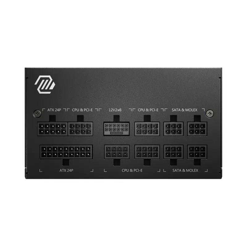 MSI MAG A750GL PCIE5 voeding 750 W 20+4 pin ATX ATX zwart