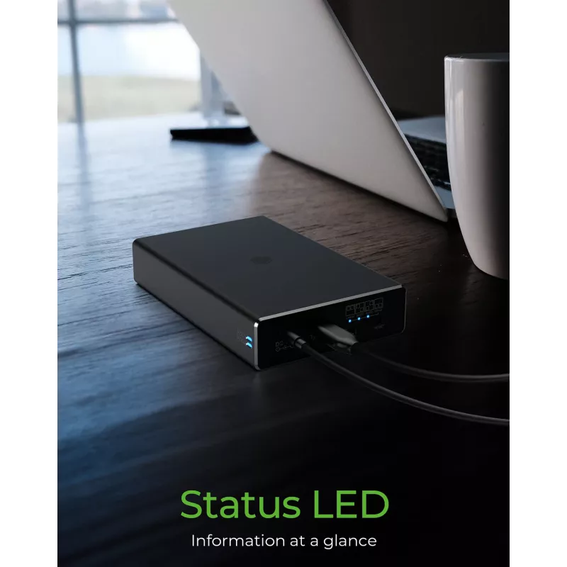 ICY BOX RAID-behuizing voor 2x HDD/SSD USB 3.2 Gen 2 Type-C® / Type-A interface