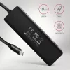 Axagon HUE-C1C 4x USB 5Gbps TRAVEL-hub, USB-C power IN, 19 cm USB-C-kabel