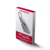 Axagon HMC-6GM2 USB 10Gbps hub USB-A USB-C HDMI M.2 SD/mSD PD 100W USB-C bekabeld USB 3.2 Gen 2 (3.1 Gen 2) Type-C Grijs