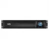 APC Smart-UPS C, Line-Interactive, 2000VA, Rackmount 2U, 230V, 6x IEC C13-stopcontacten, USB- en seriële communicatie, AVR, grafisch LCD
