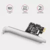 Interne SATA-adapter Axagon PCES-SJ2 PCIe 2 Gbit/s zwart