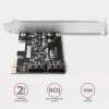 Interne SATA-adapter Axagon PCES-SJ2 PCIe 2 Gbit/s zwart