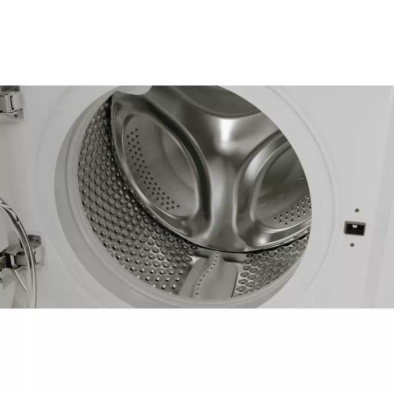 Whirlpool BI WMWG 81485 PL inbouwwasmachine, voorlader, 8 kg, 14 programma's, energieklasse B, wit