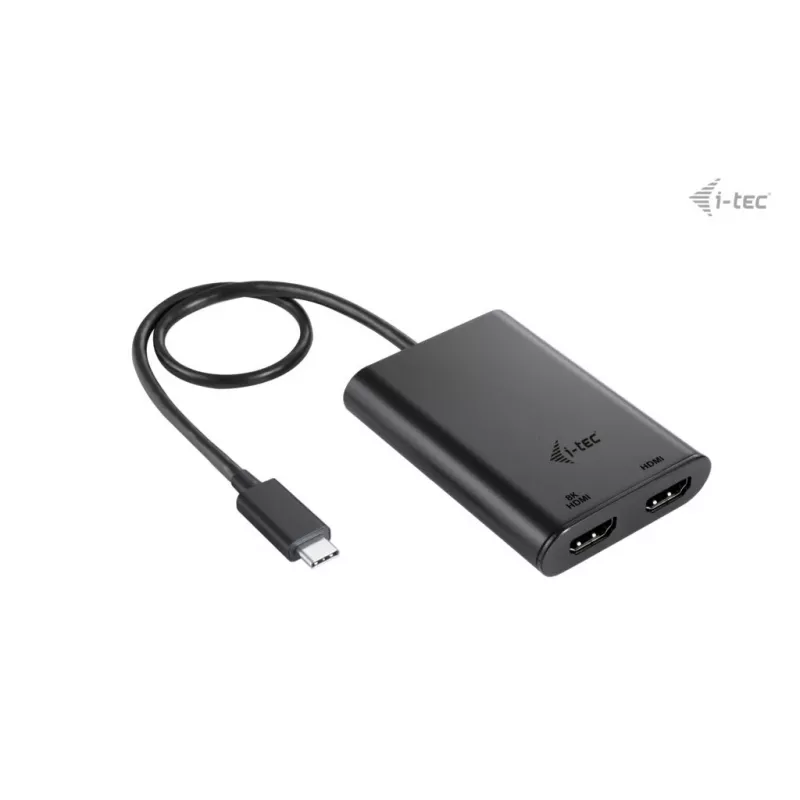 i-tec USB-C Dual 4K/60Hz (Single 8K/30Hz) HDMI-videoadapter