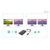 i-tec USB-C Dual 4K/60Hz (Single 8K/30Hz) HDMI-videoadapter