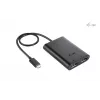 i-tec USB-C Dual 4K DisplayPort videoadapter