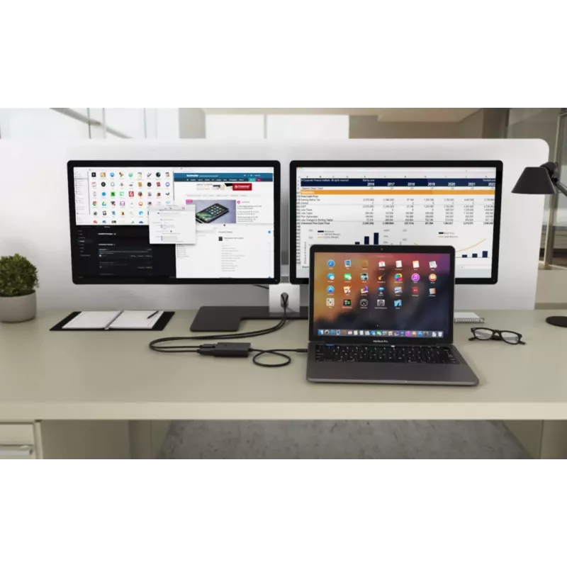 i-tec USB-C Dual 4K DisplayPort videoadapter
