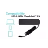 Universele oplader i-tec USB-C PD 3.0 100W indoor zwart