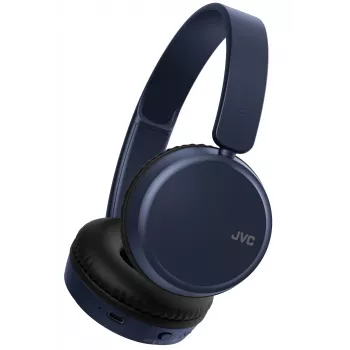 On-ear hoofdtelefoon JVC HA-S36W-A-U – Bluetooth 5.2, 35 uur accuduur, ingebouwde microfoon, blauw