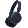 JVC HA-S36W-A-U draadloze hoofdtelefoon, Bluetooth, multipoint, 35 uur speeltijd, ingebouwde microfoon, USB-C, blauw
