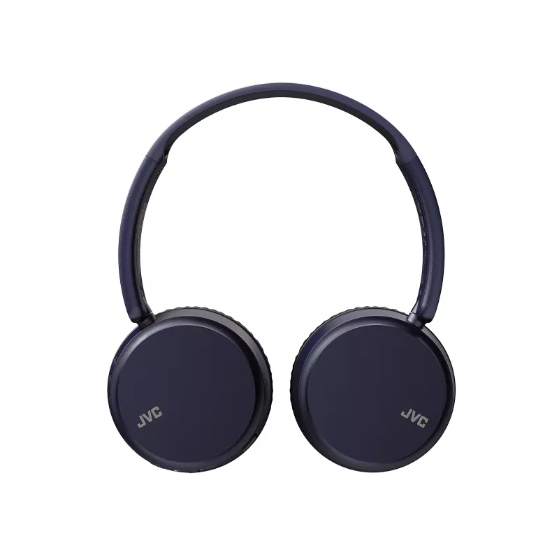 JVC HA-S36W-A-U draadloze hoofdtelefoon, Bluetooth, multipoint, 35 uur speeltijd, ingebouwde microfoon, USB-C, blauw
